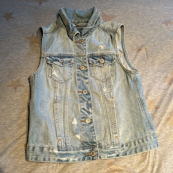 Abercrombie & Fitch Blue Jean Jacket - Picture 4 of 4